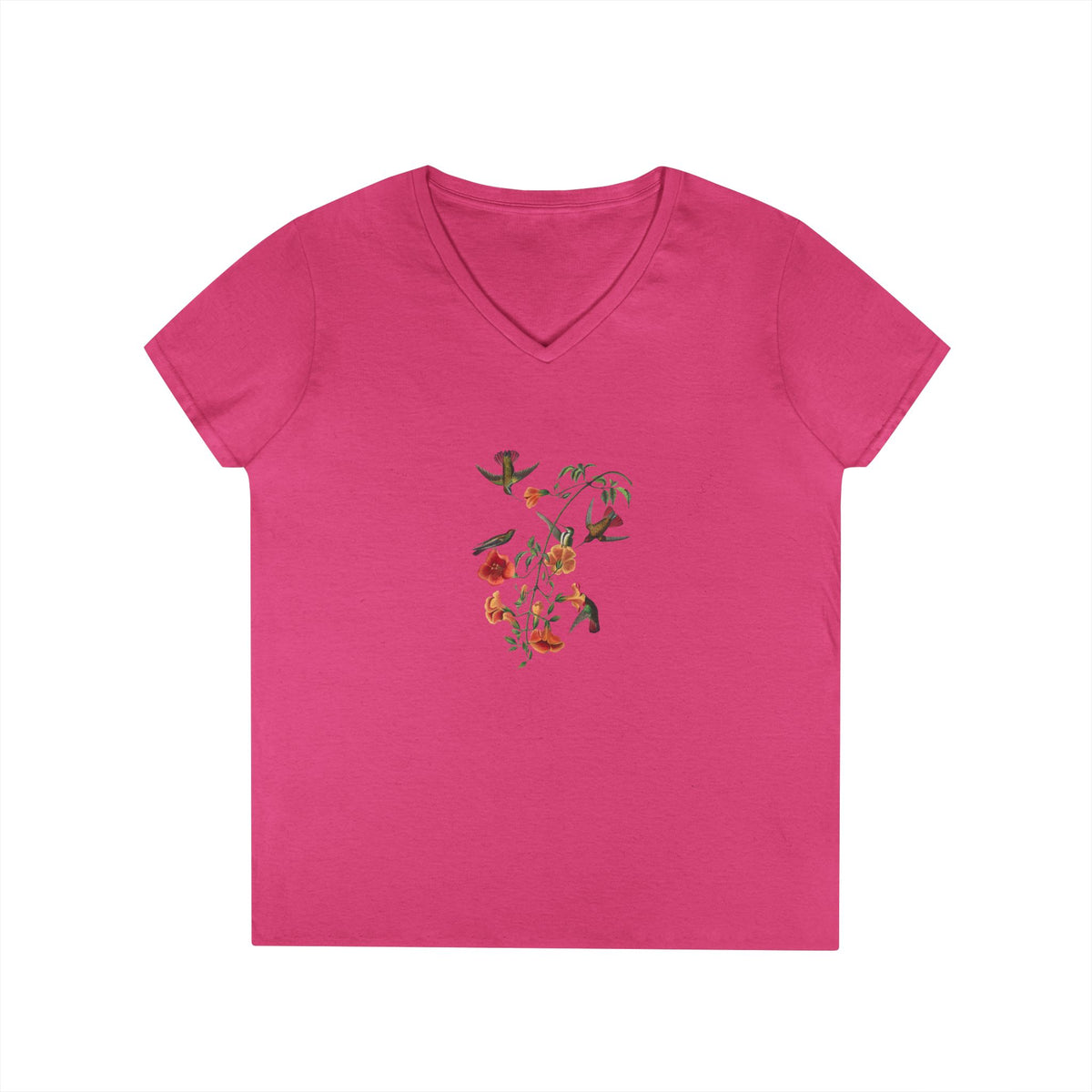 Sunbird V-Neck T-Shirt for Women — African Bird Graphic Tee