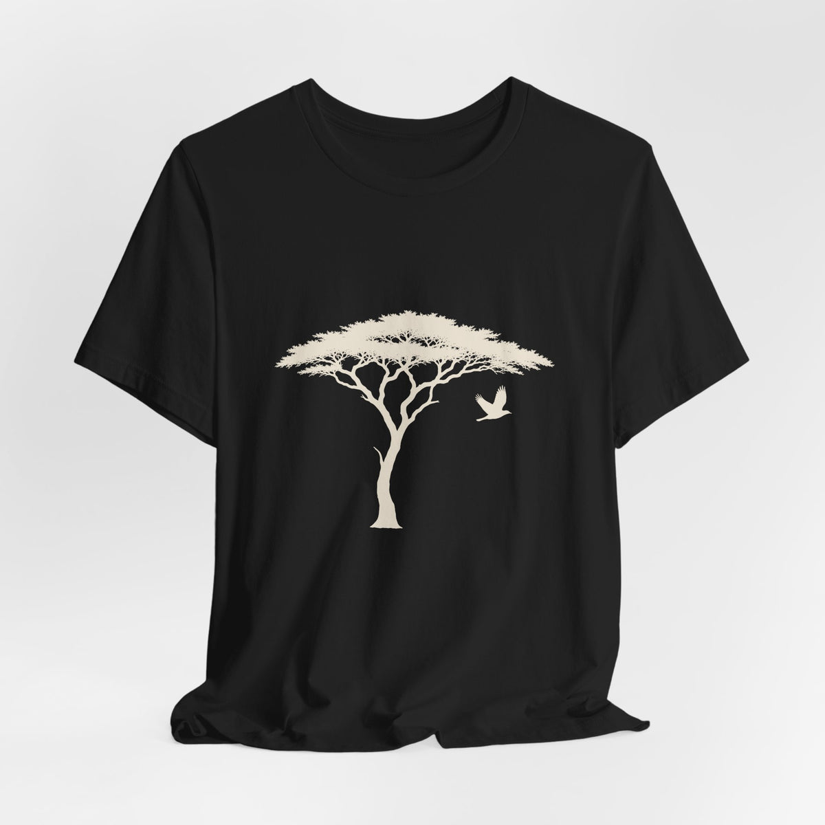 Lone Acacia Tree T-Shirt — African Savanna Graphic Tee