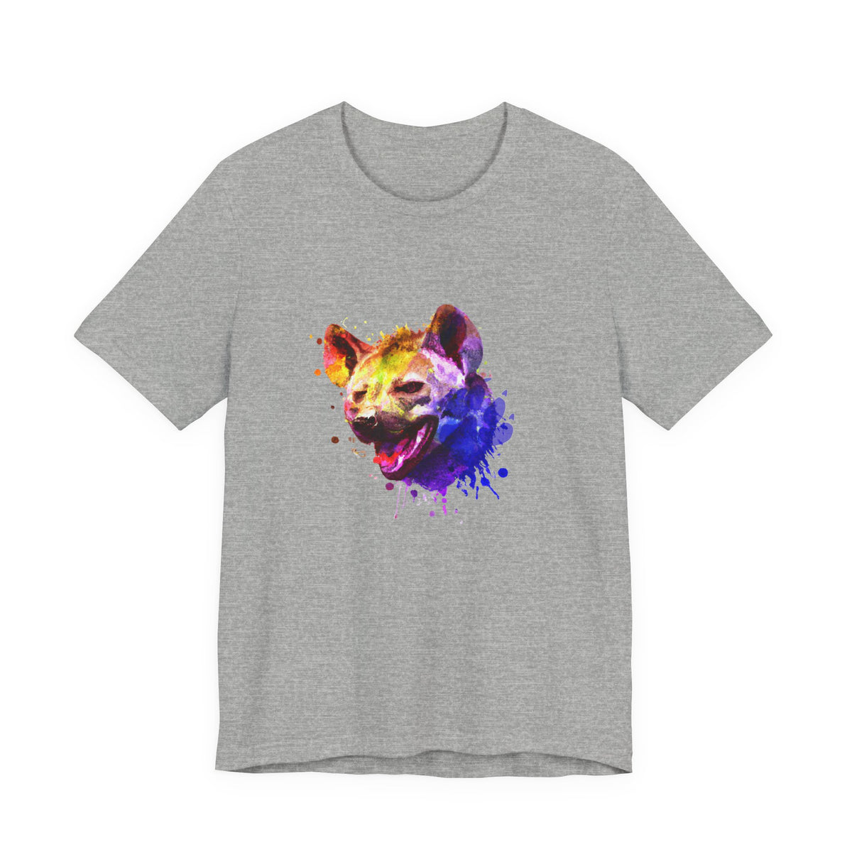 Hyena T-Shirt — Colourful African Wildlife Graphic Tee