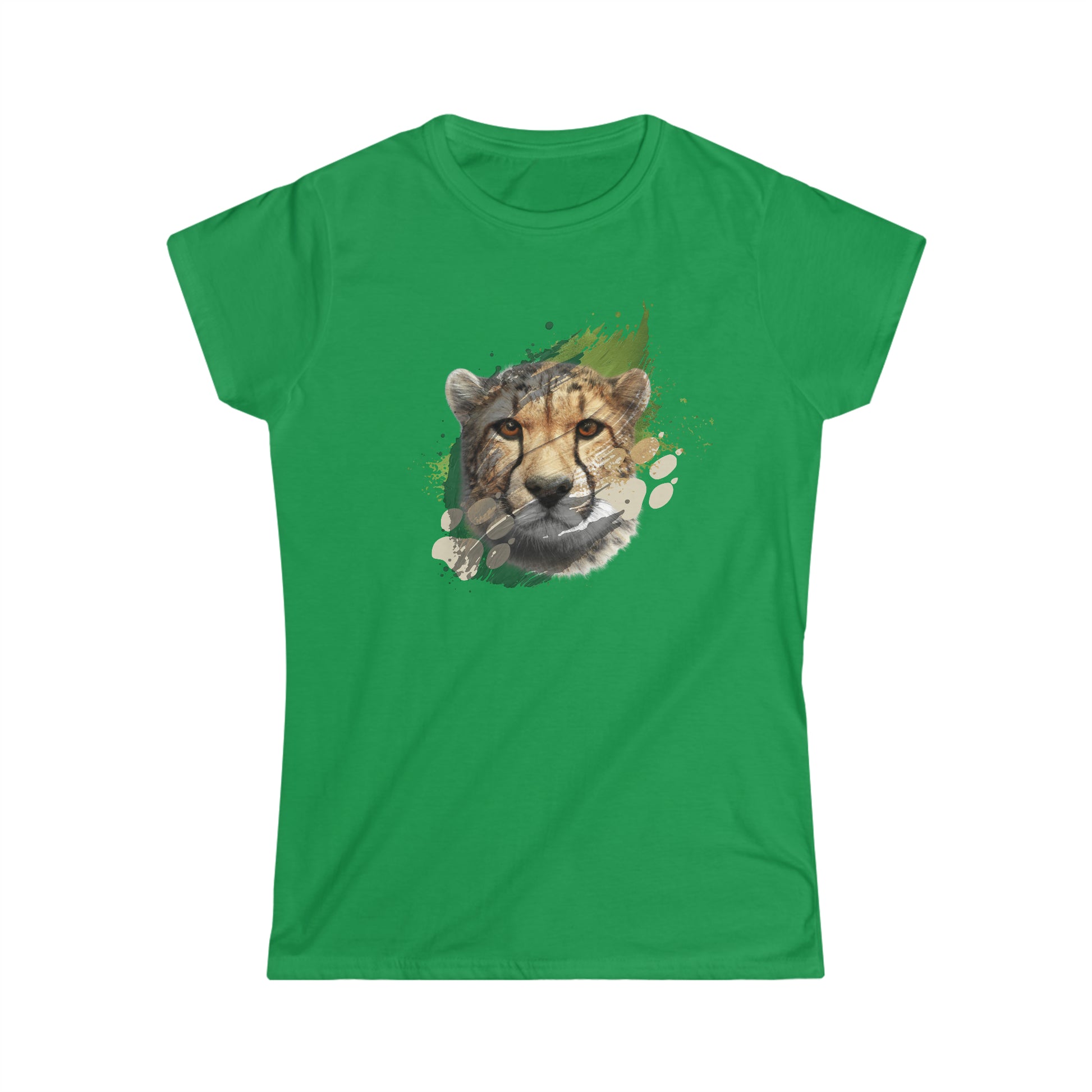 Women's Softstyle Tee - CHEETAH - 12 SECONDS APPAREL