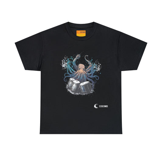 Heavy Cotton Tee - OCTODRUMMER - 12 SECONDS APPAREL