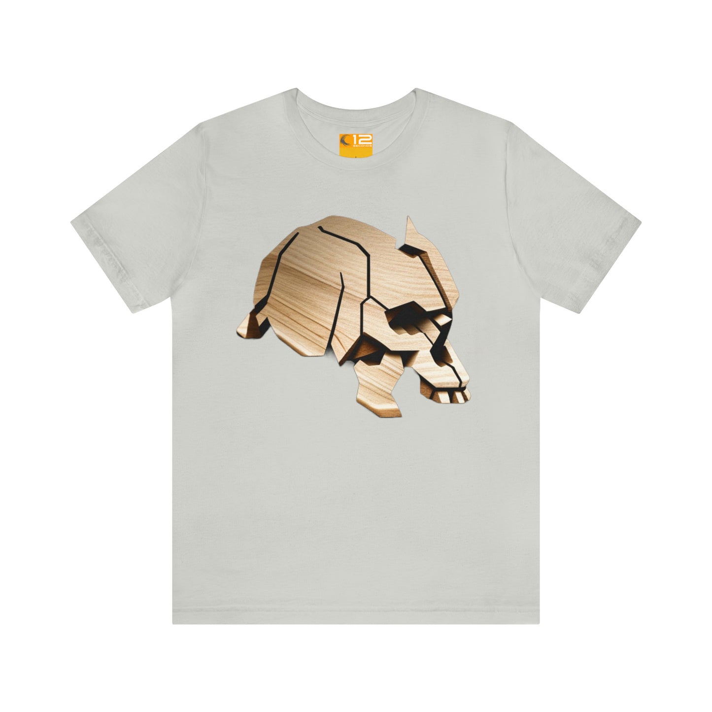 Unisex Jersey Short Sleeve Cotton Tee - SKULL ANIMAL - 12 SECONDS APPAREL
