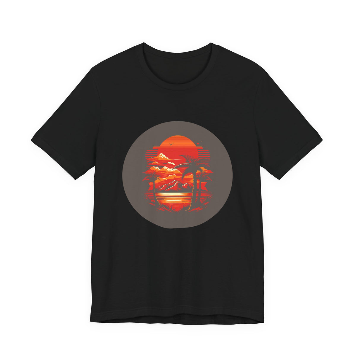 Circle the Sun T-Shirt — Minimal Sun Graphic Tee
