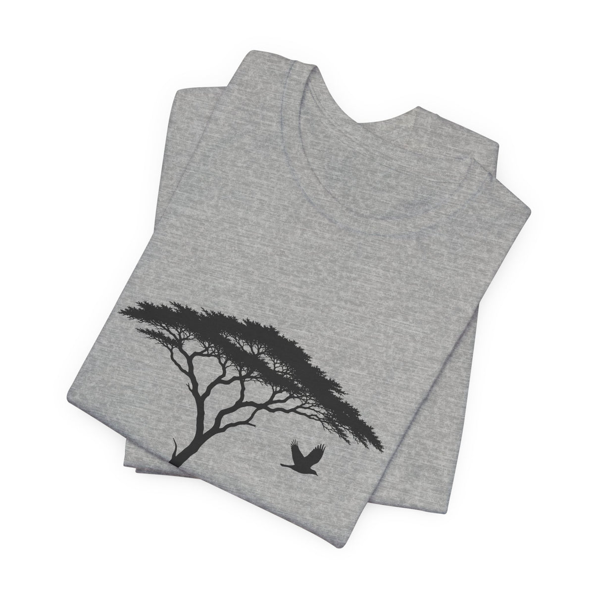 Lone Acacia Tree T-Shirt — African Savanna Graphic Tee