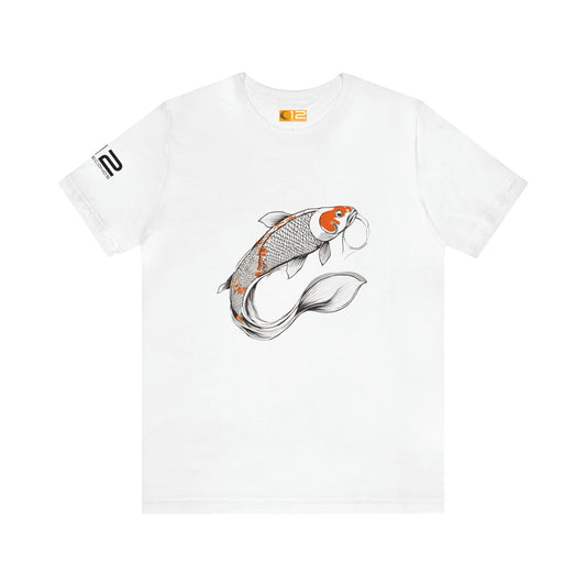Unisex Jersey Short Sleeve Tee - KOI - 12 SECONDS APPAREL
