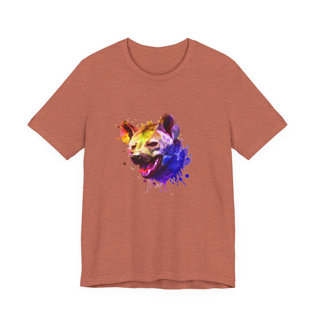 Hyena T-Shirt — Colourful African Wildlife Graphic Tee