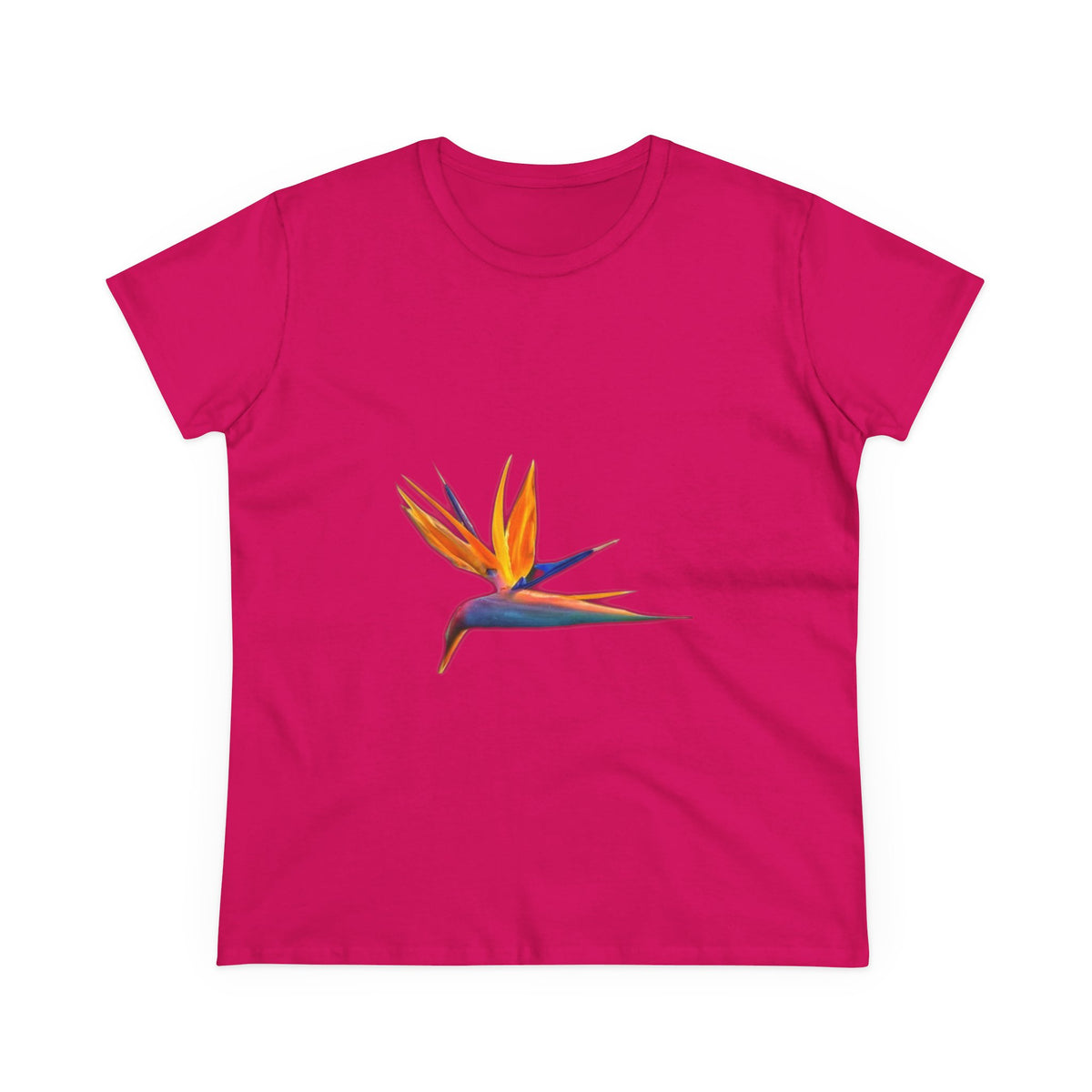 Bird of Paradise T-Shirt for Women — Strelitzia Flower Tee