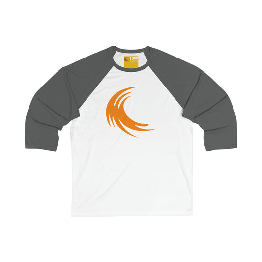 Unisex 3\4 Sleeve Baseball Tee - 12 SECONDS - 12 SECONDS APPAREL