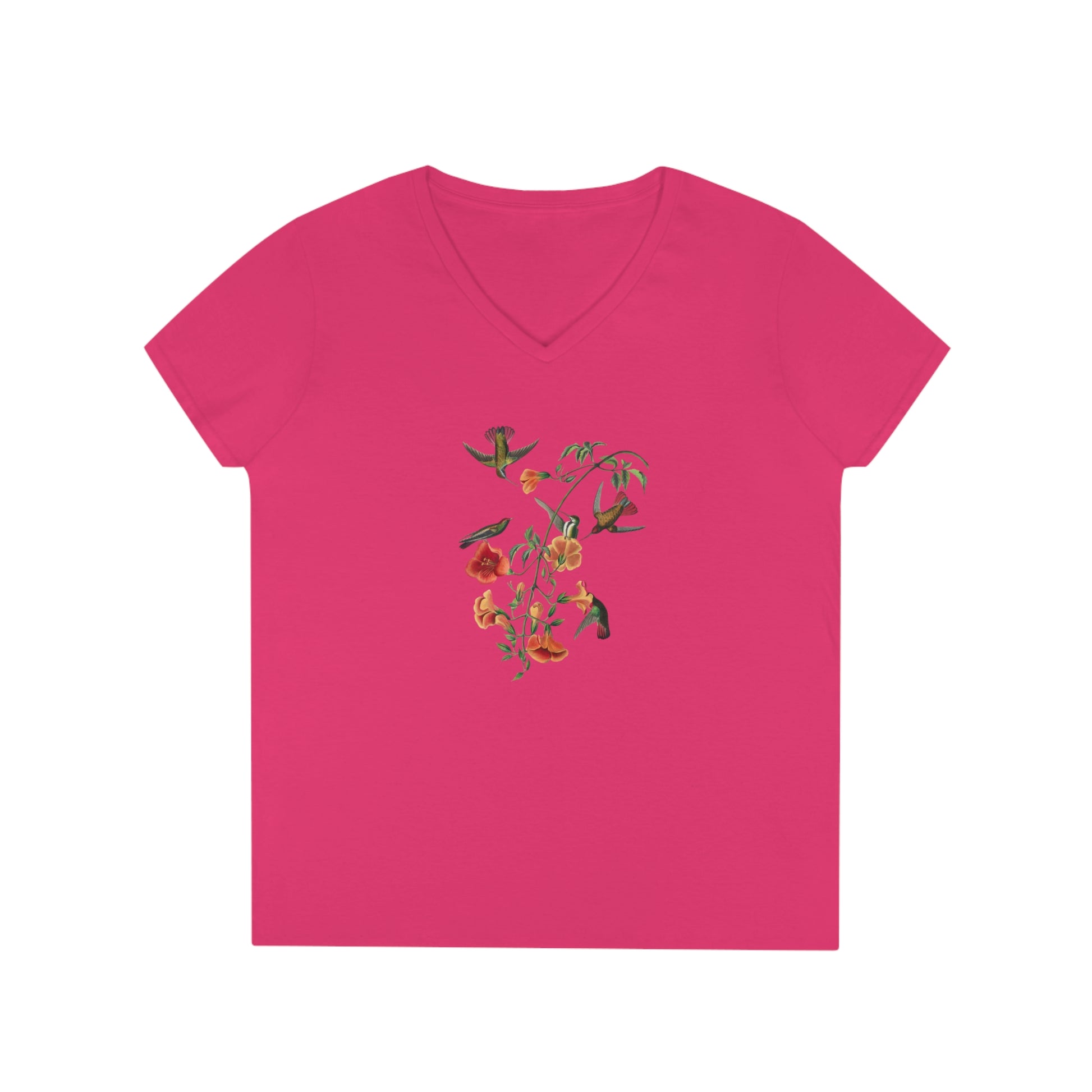 Ladies' V-Neck T-Shirt - SUNBIRDS - 12 SECONDS APPAREL