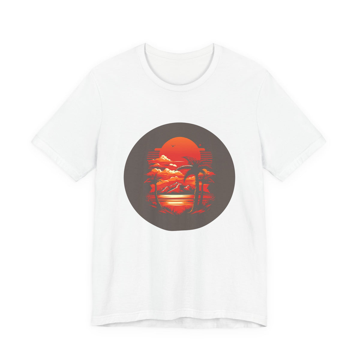 Circle the Sun T-Shirt — Minimal Sun Graphic Tee