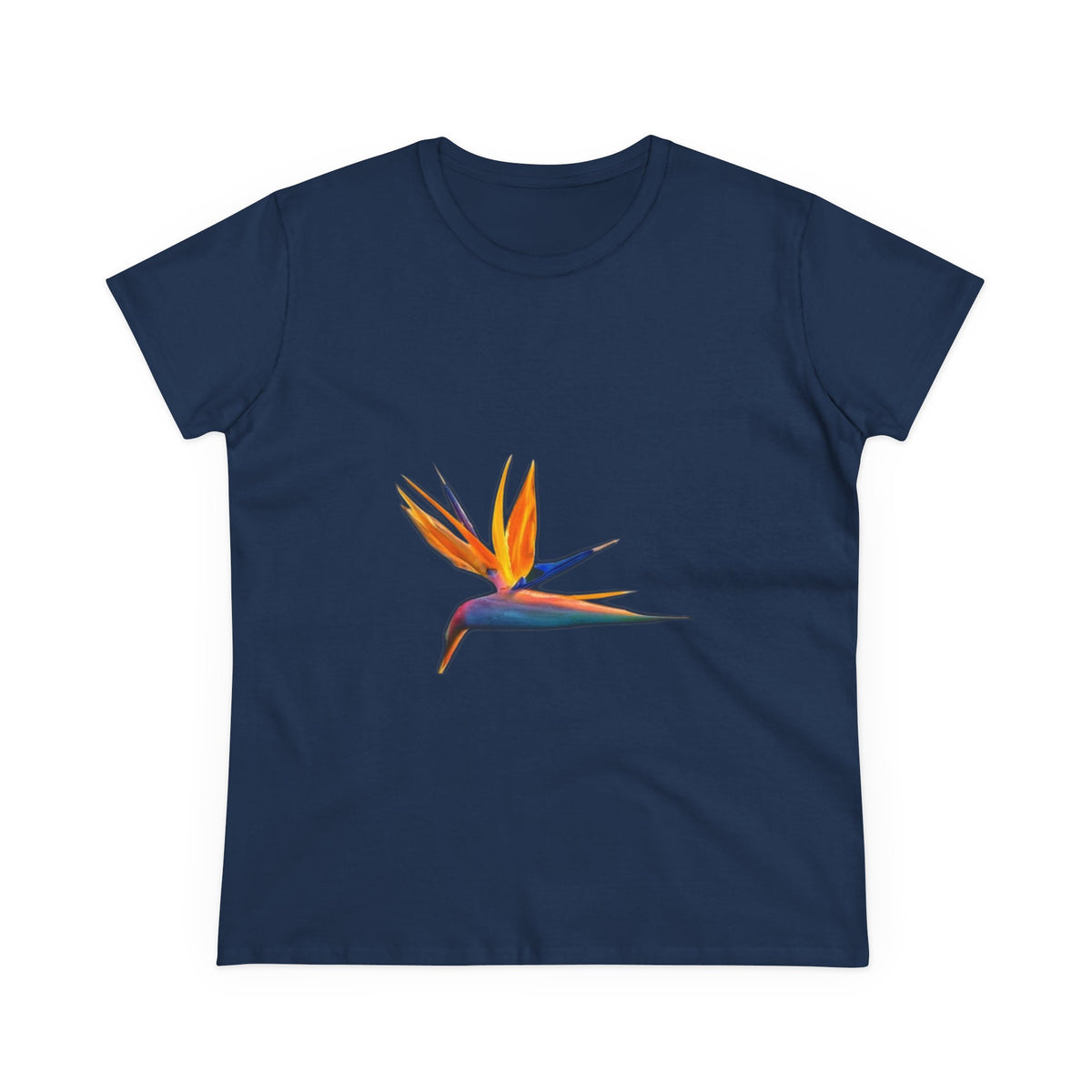 Bird of Paradise T-Shirt for Women — Strelitzia Flower Tee