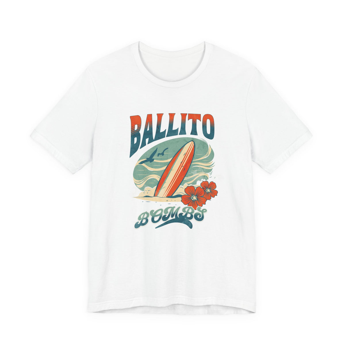 Ballito Bombs Surf T-Shirt — South African Surf Graphic Tee