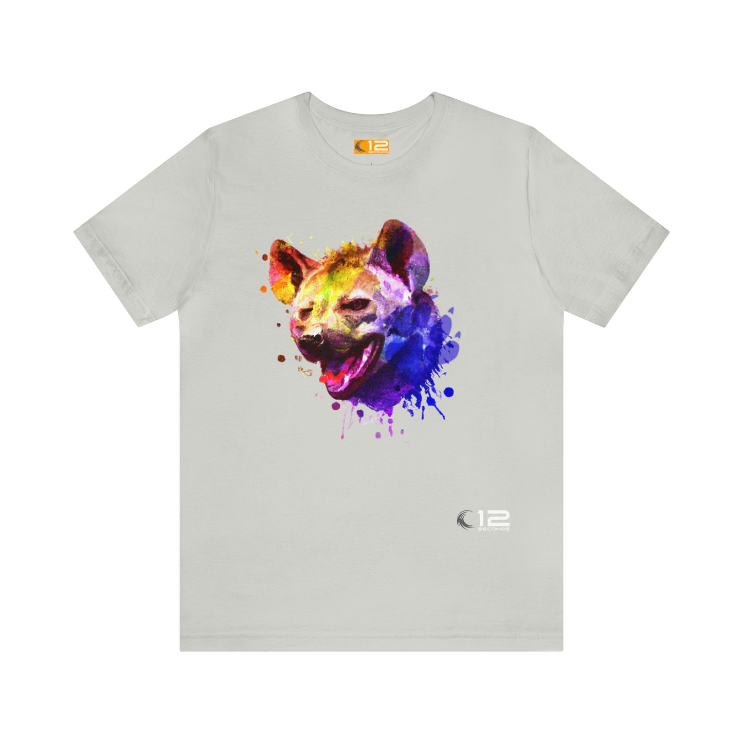 Unisex Jersey Short Sleeve Tee - HYENA COLORBURST - 12 SECONDS APPAREL