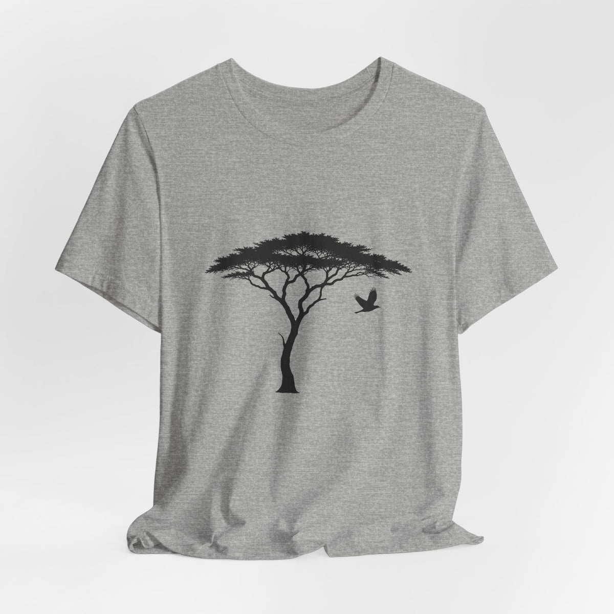 Lone Acacia Tree T-Shirt — African Savanna Graphic Tee