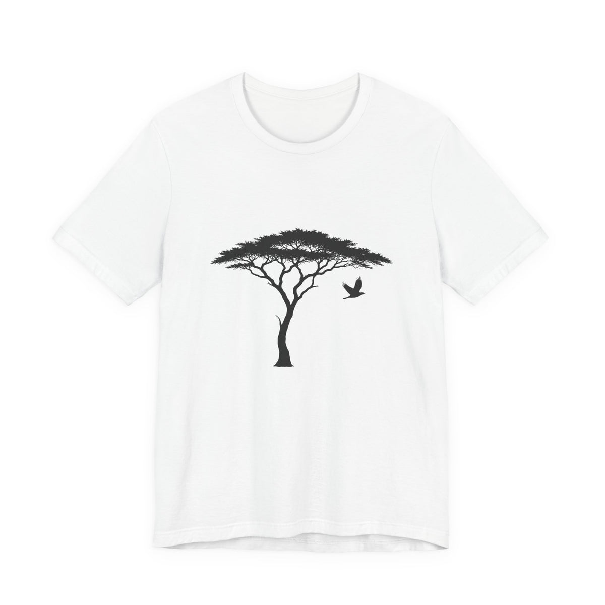 Lone Acacia Tree T-Shirt — African Savanna Graphic Tee