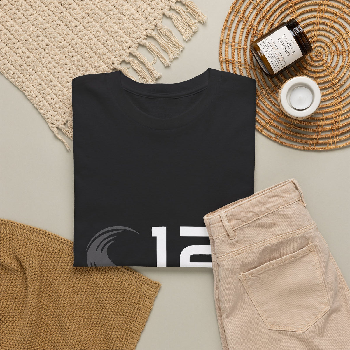 12 Seconds Logo T-Shirt — Heavy Cotton Graphic Tee