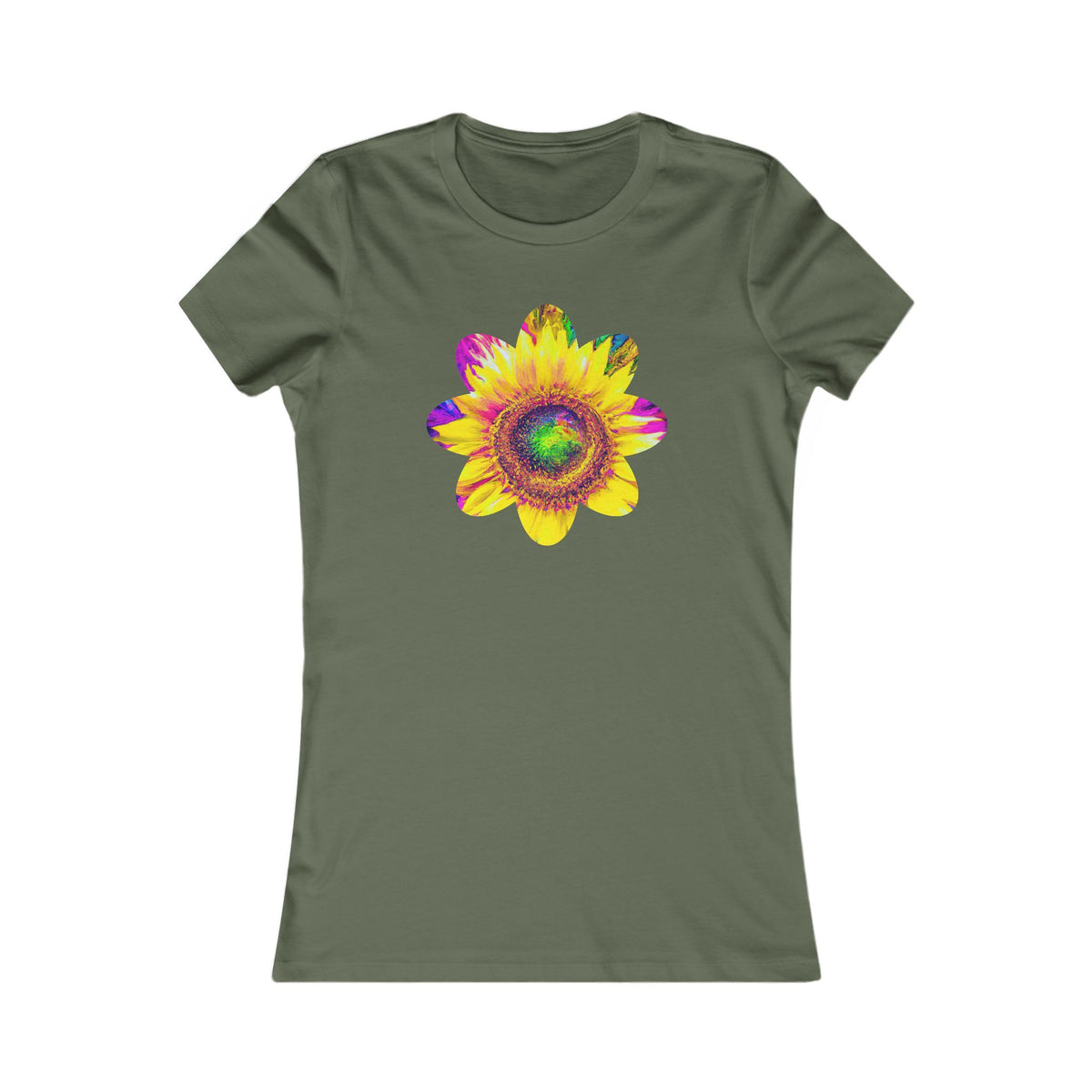 Sunflower T-Shirt for Women — Floral Graphic Tee
