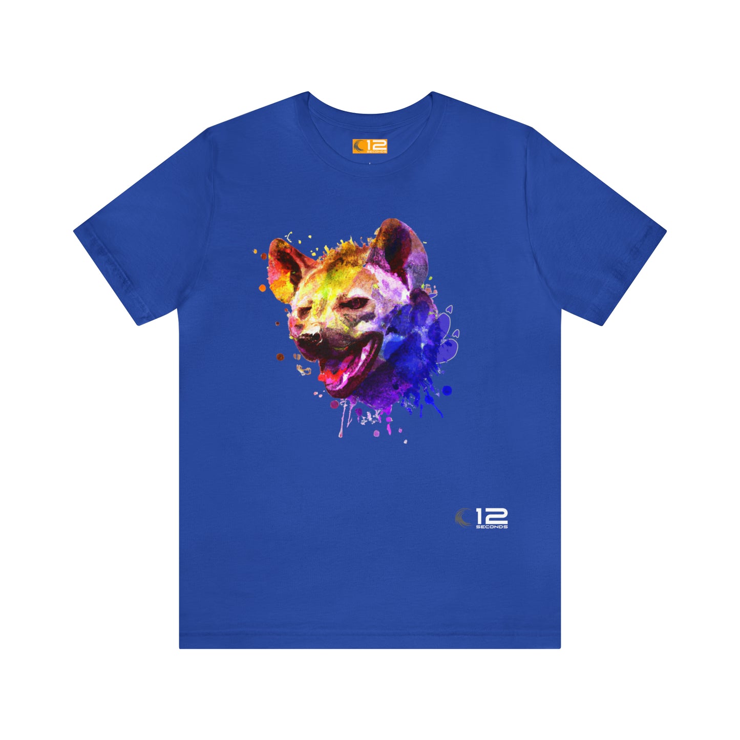Unisex Jersey Short Sleeve Tee - HYENA COLORBURST - 12 SECONDS APPAREL