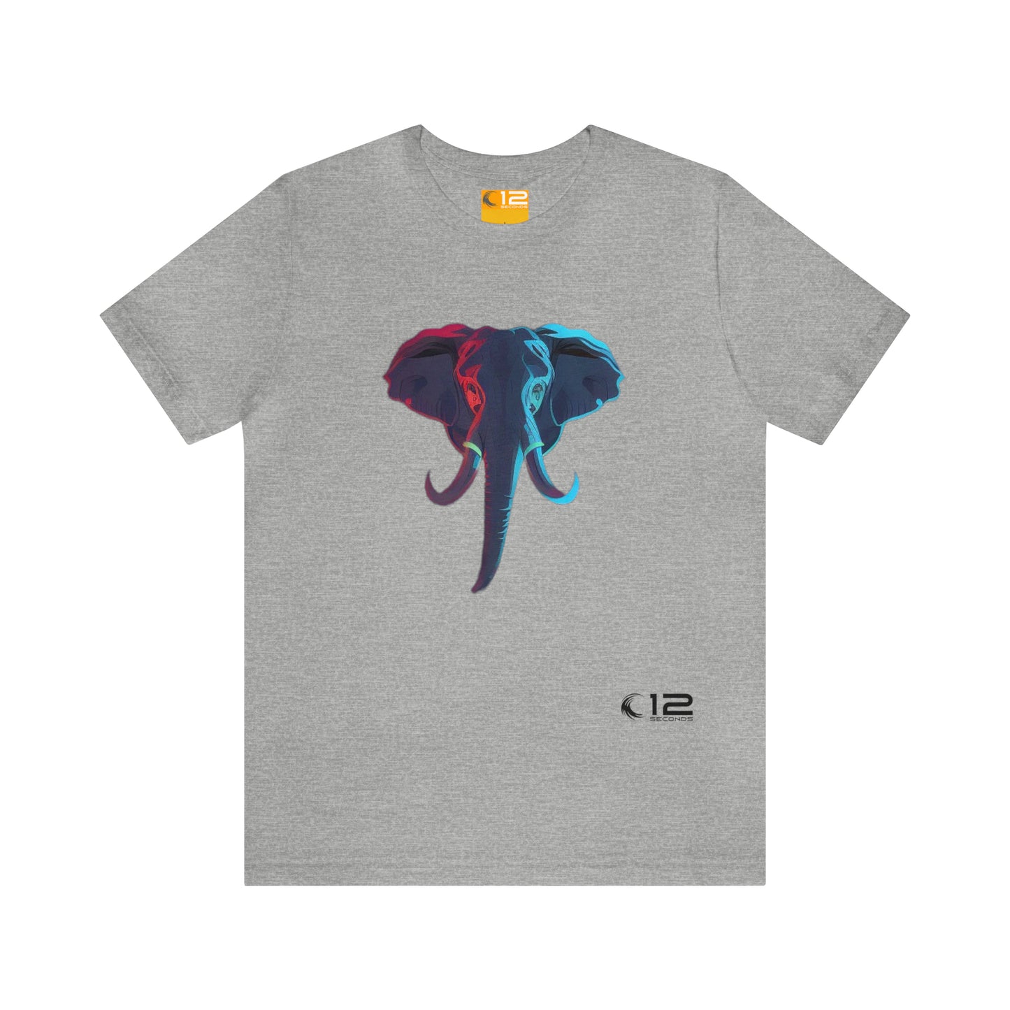 Jersey Short Sleeve Cotton Tee - Elephant - 12 SECONDS APPAREL