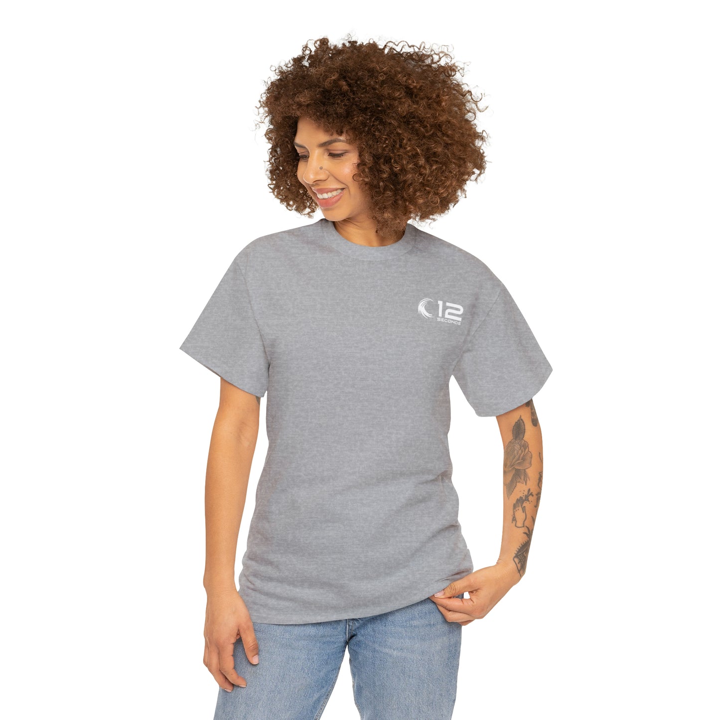 Unisex Heavy Cotton Tee - BAD HARE DAY - 12 SECONDS APPAREL