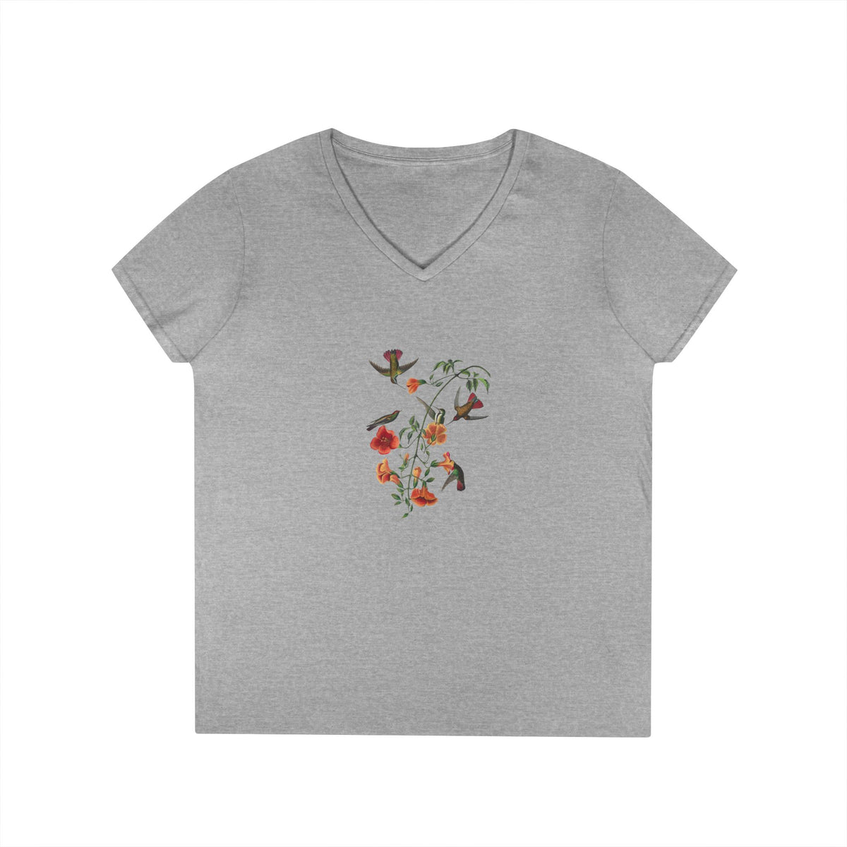 Sunbird V-Neck T-Shirt for Women — African Bird Graphic Tee