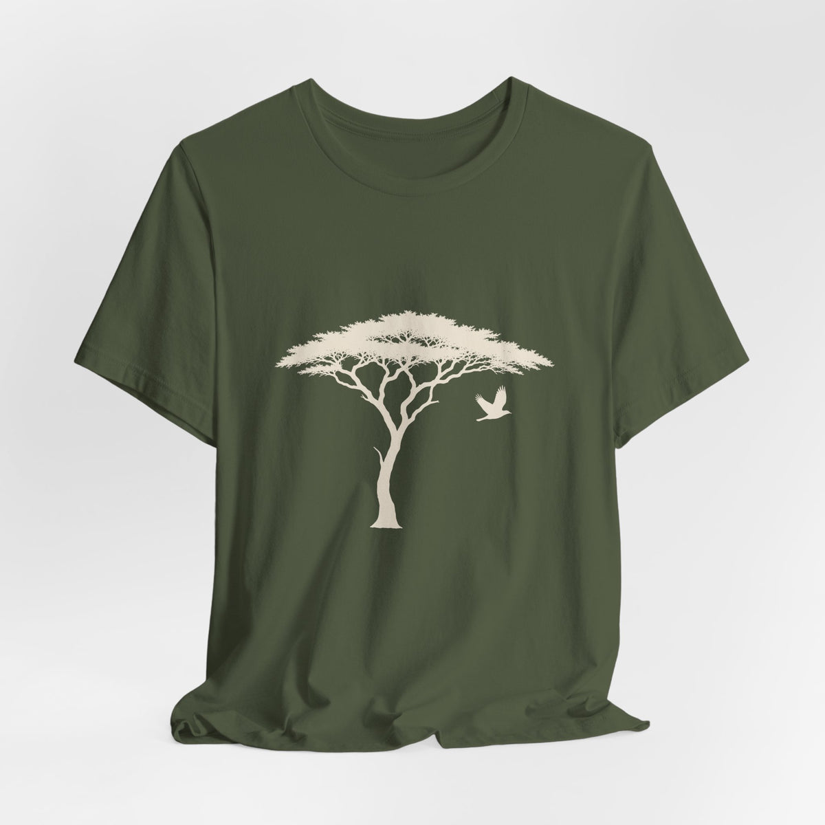 Lone Acacia Tree T-Shirt — African Savanna Graphic Tee