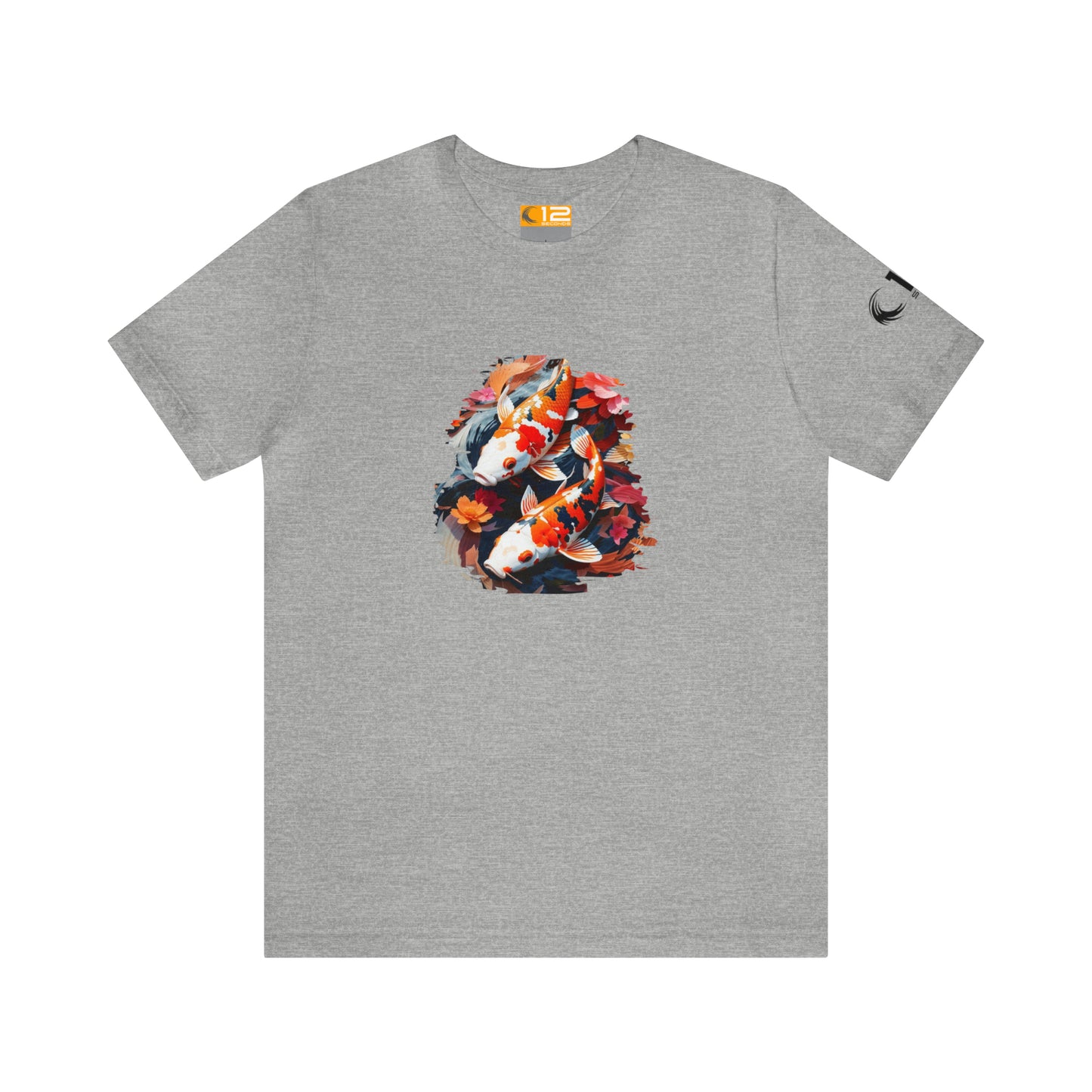 Jersey Short Sleeve Tee - FLORAL KOI - 12 SECONDS APPAREL