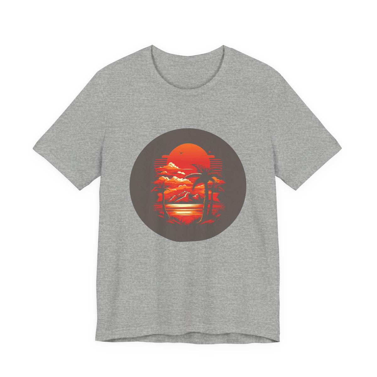 Circle the Sun T-Shirt — Minimal Sun Graphic Tee