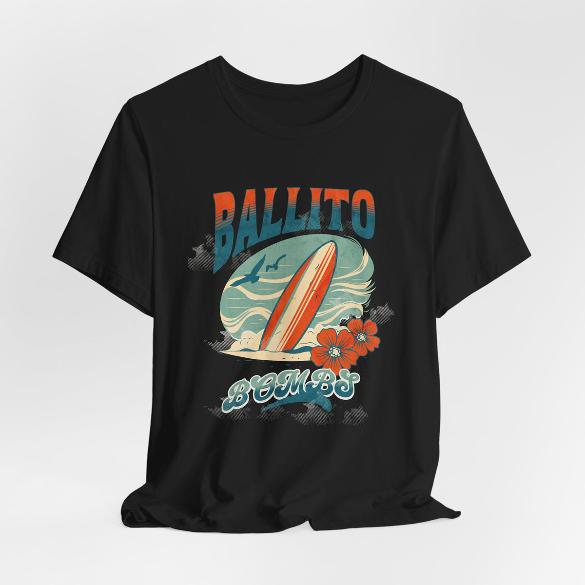 Ballito Bombs Surf T-Shirt — South African Surf Graphic Tee