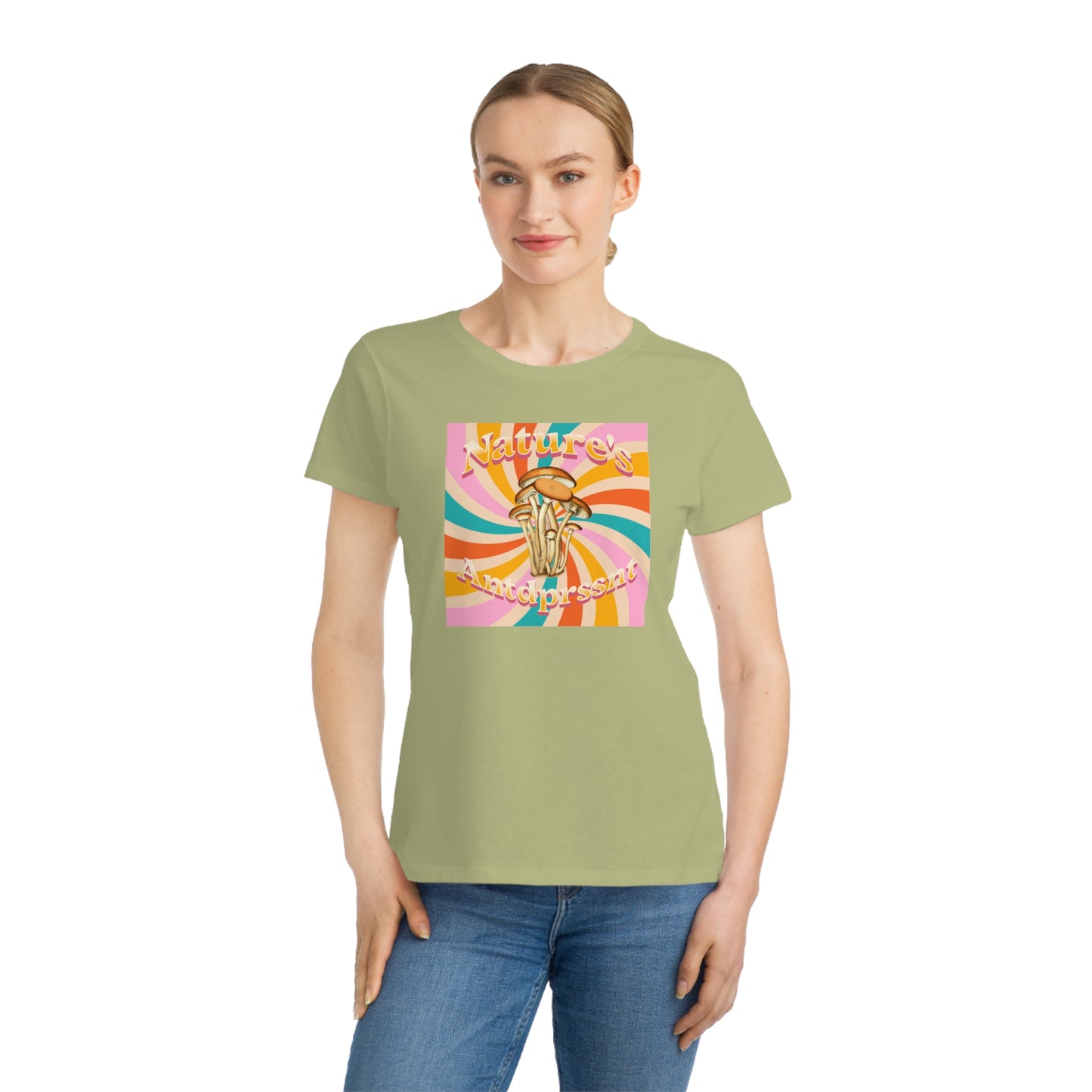Organic Women's Classic T-Shirt - SHROOMS - 12 SECONDS APPAREL