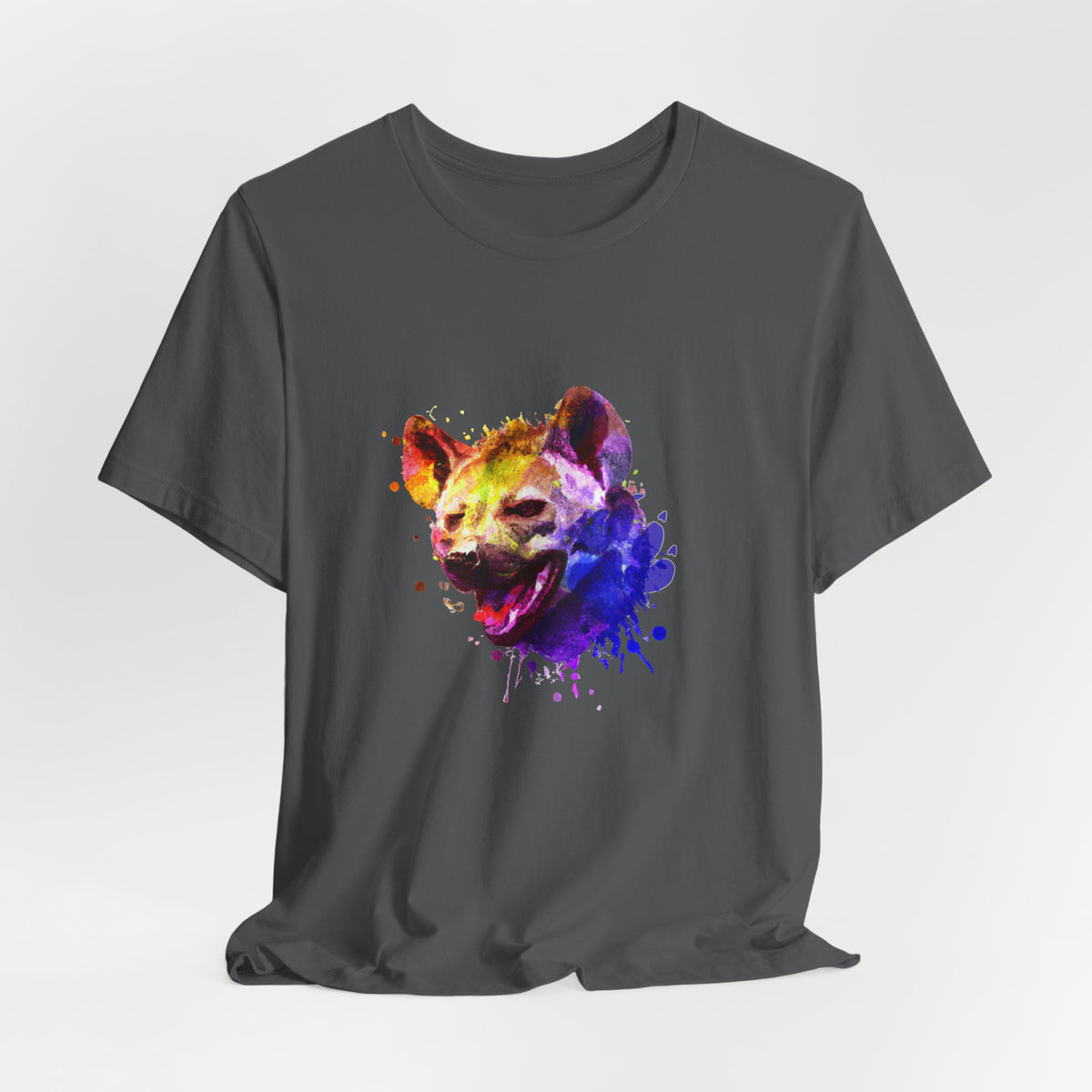 Hyena T-Shirt — Colourful African Wildlife Graphic Tee