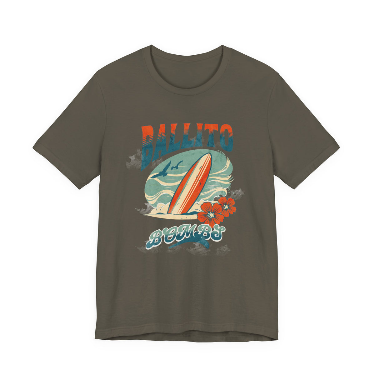 Ballito Bombs Surf T-Shirt — South African Surf Graphic Tee