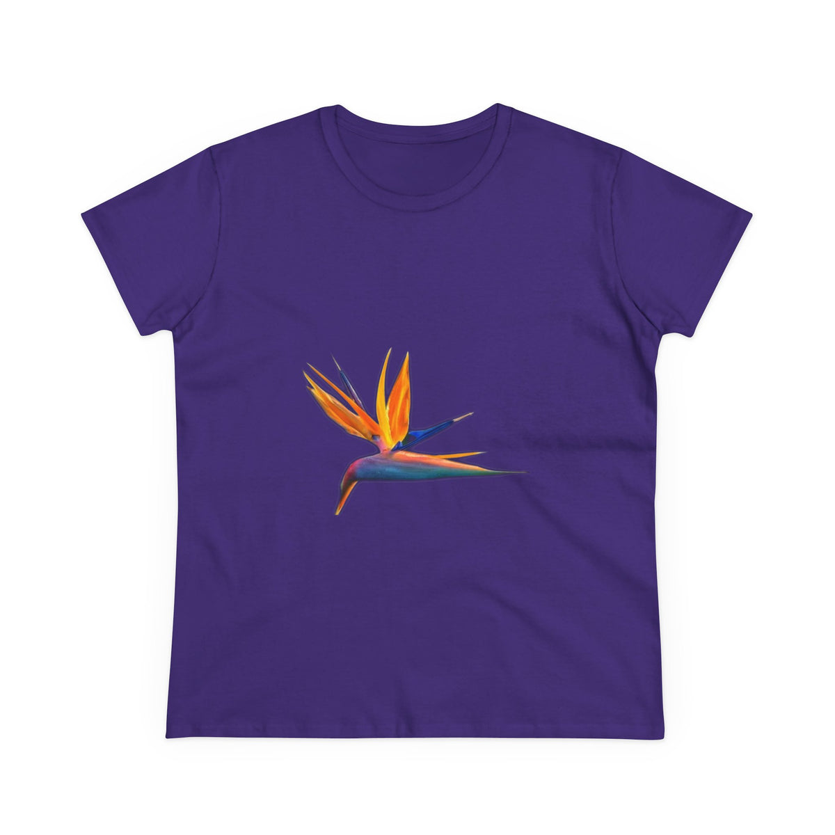 Bird of Paradise T-Shirt for Women — Strelitzia Flower Tee