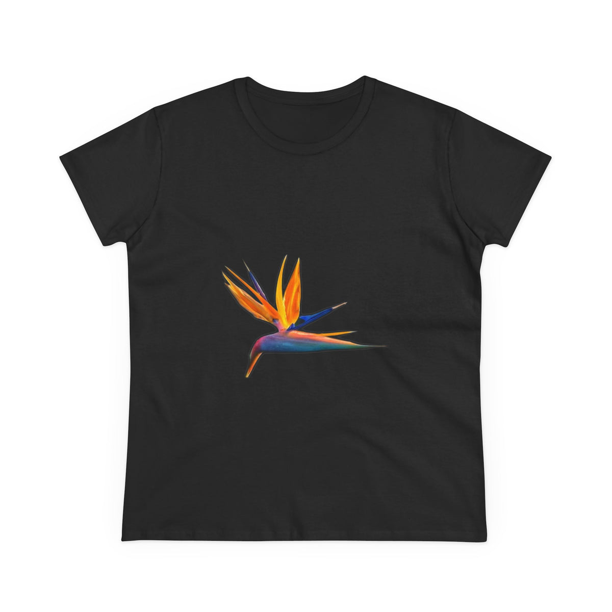 Bird of Paradise T-Shirt for Women — Strelitzia Flower Tee