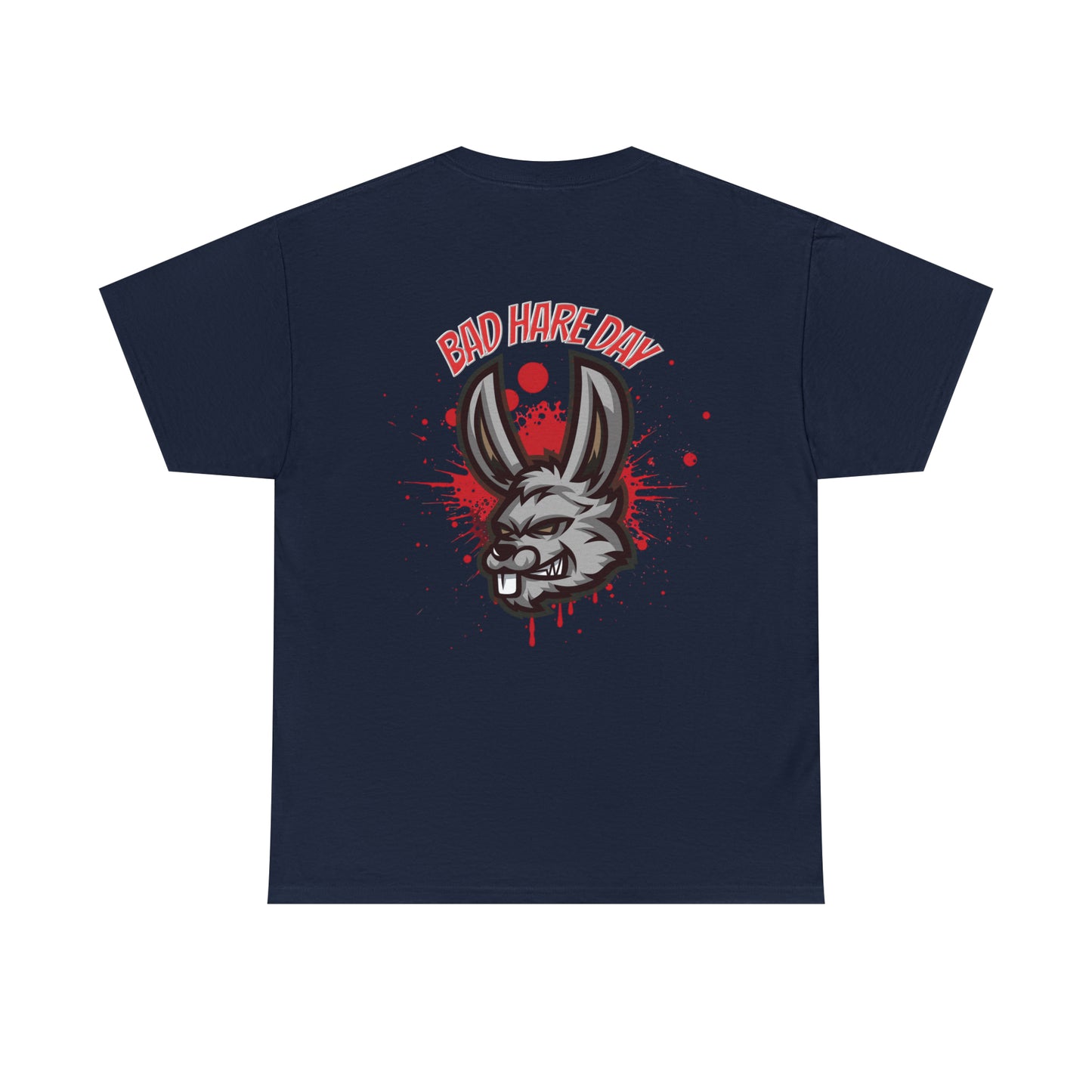 Unisex Heavy Cotton Tee - BAD HARE DAY - 12 SECONDS APPAREL