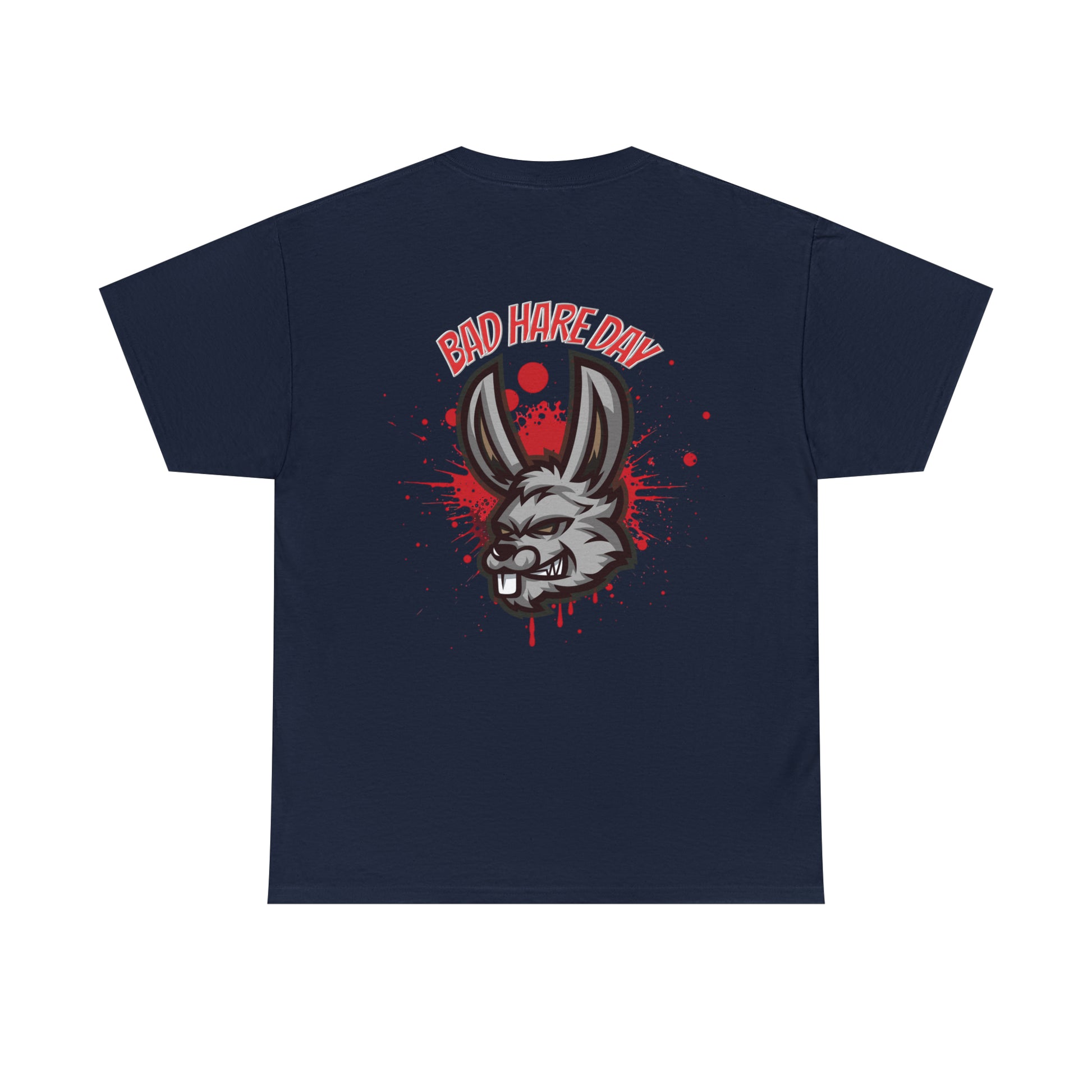 Unisex Heavy Cotton Tee - BAD HARE DAY - 12 SECONDS APPAREL