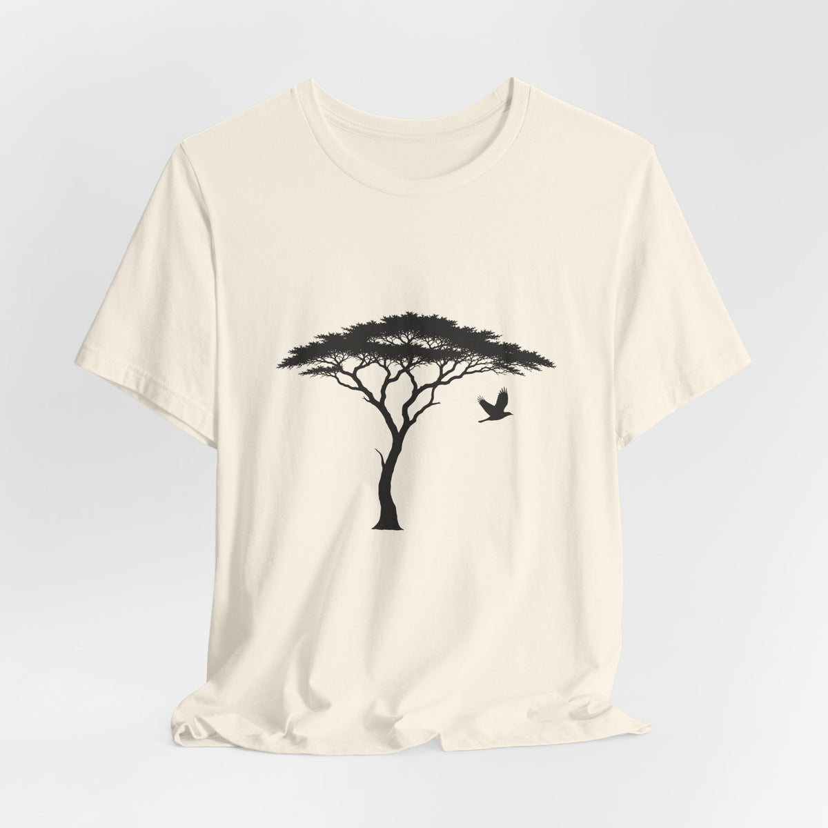 Lone Acacia Tree T-Shirt — African Savanna Graphic Tee