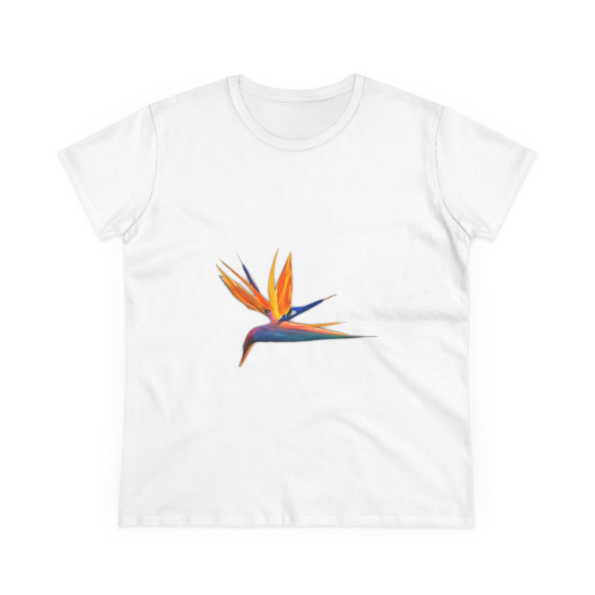 Bird of Paradise T-Shirt for Women — Strelitzia Flower Tee