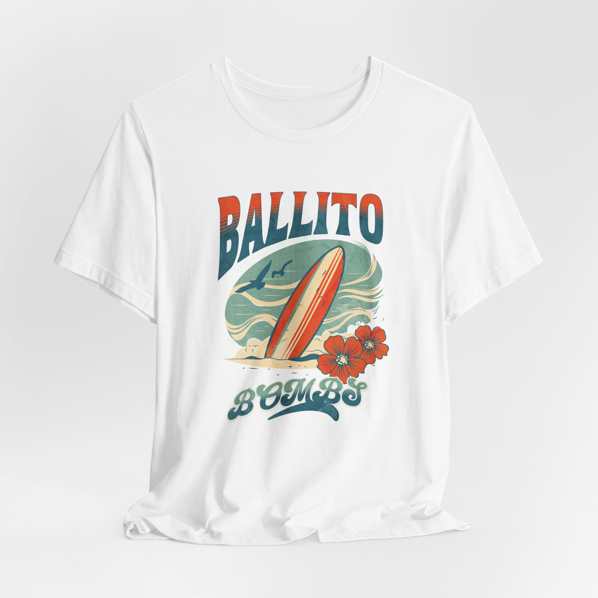 Ballito Bombs Surf T-Shirt — South African Surf Graphic Tee