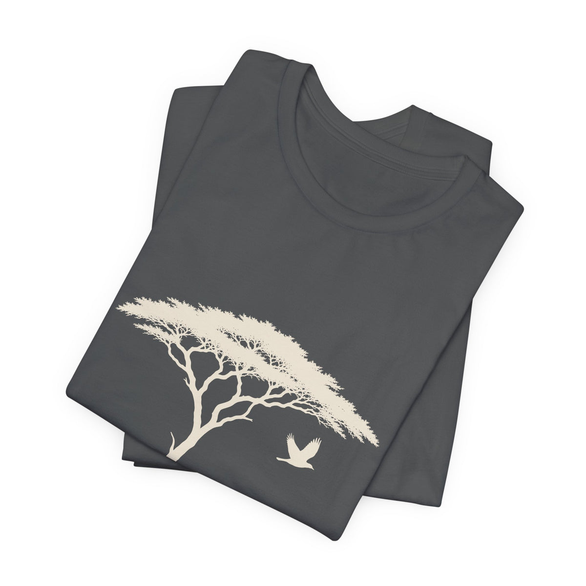 Lone Acacia Tree T-Shirt — African Savanna Graphic Tee