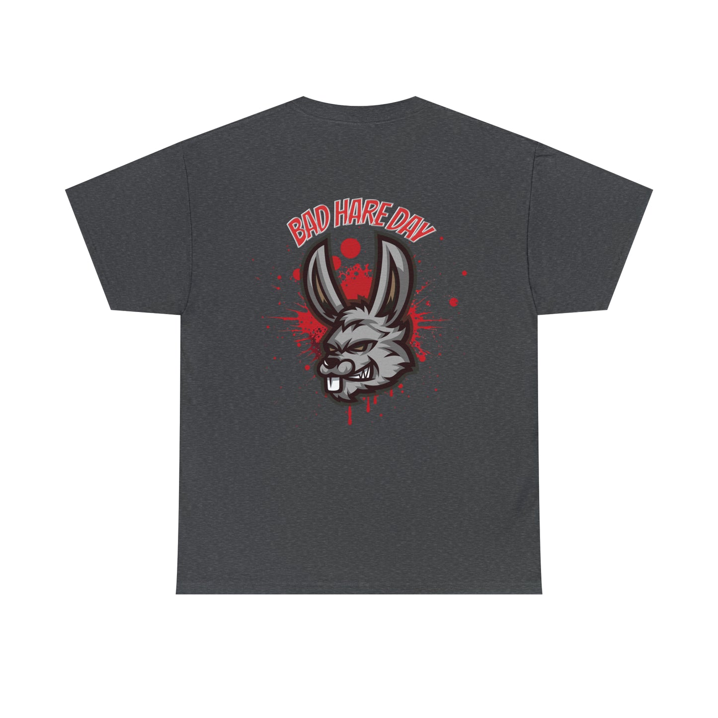 Unisex Heavy Cotton Tee - BAD HARE DAY - 12 SECONDS APPAREL