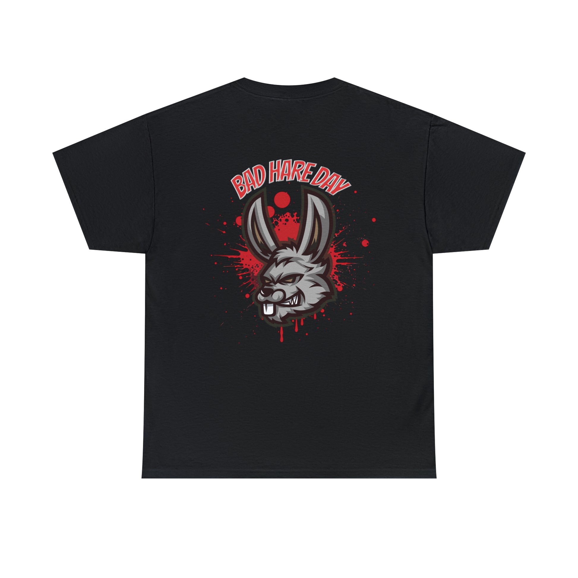 Unisex Heavy Cotton Tee - BAD HARE DAY - 12 SECONDS APPAREL