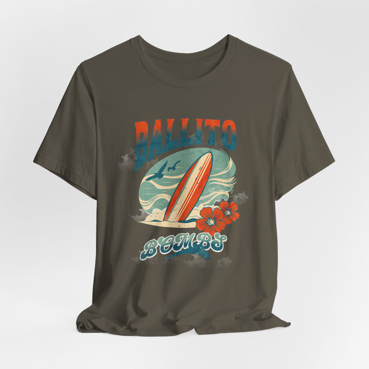 Ballito Bombs Surf T-Shirt — South African Surf Graphic Tee