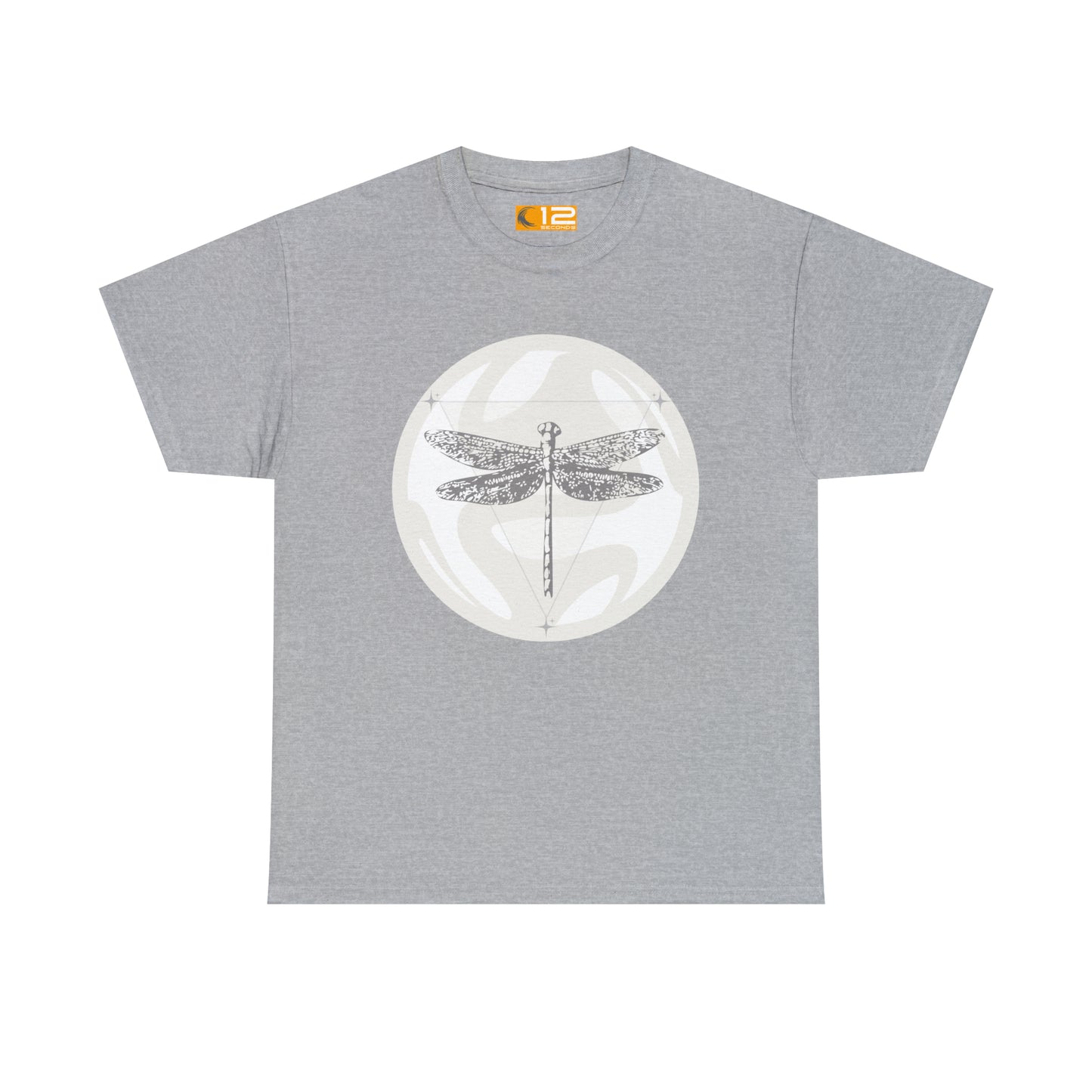 Women's Heavy Cotton Tee - ASTRAL DRAGONFLY - 12 SECONDS APPAREL