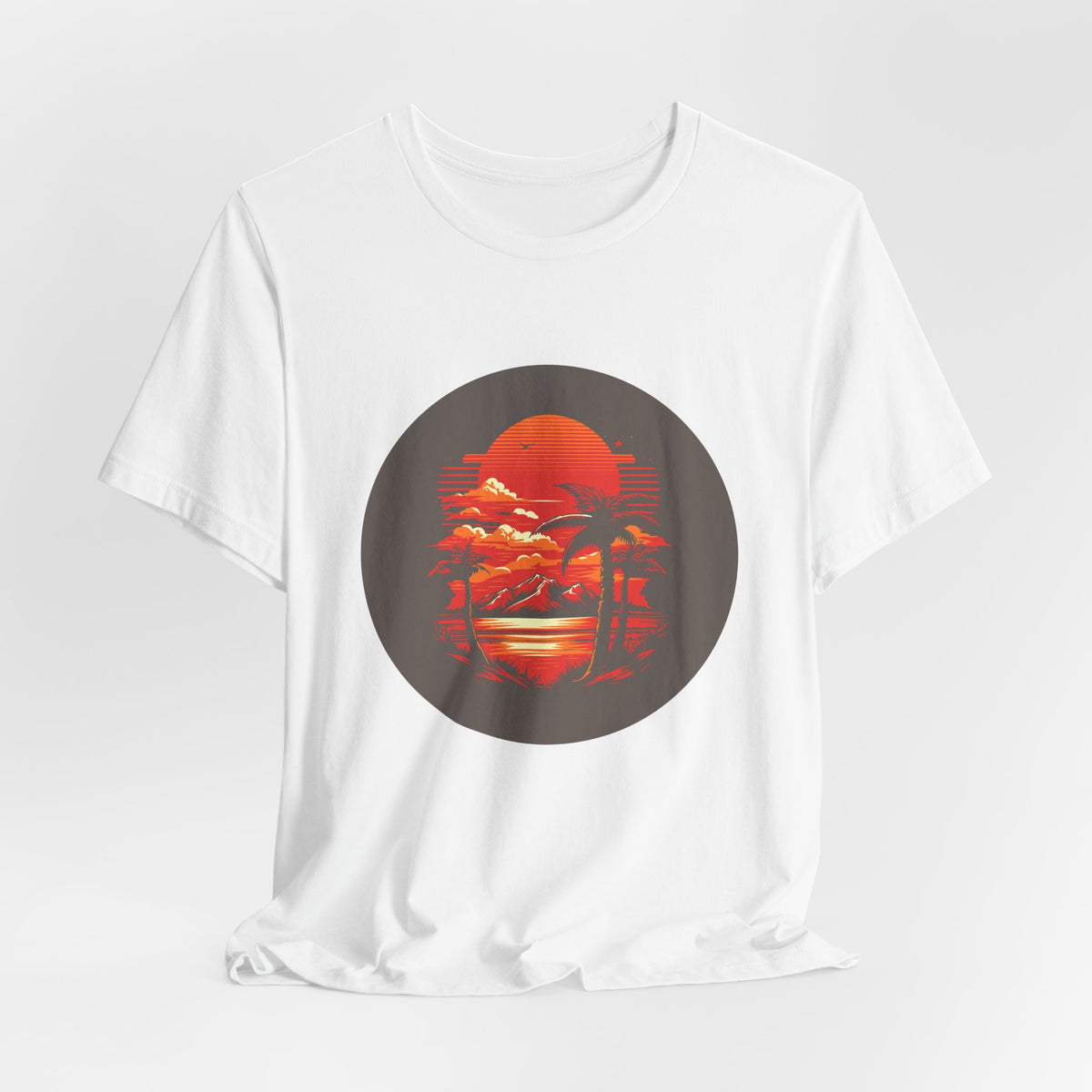 Circle the Sun T-Shirt — Minimal Sun Graphic Tee