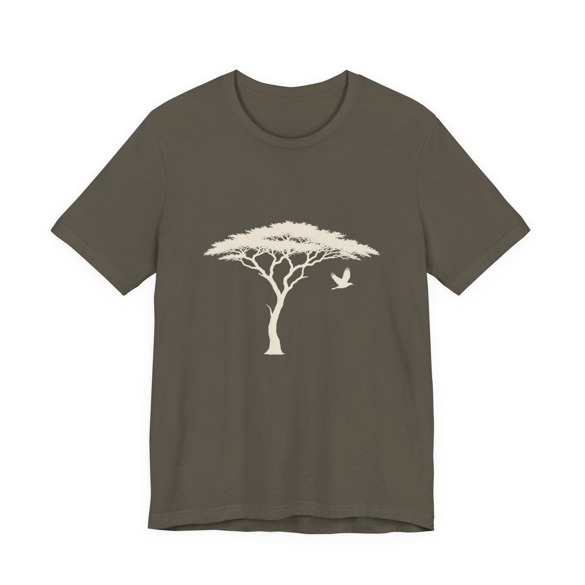 Lone Acacia Tree T-Shirt — African Savanna Graphic Tee