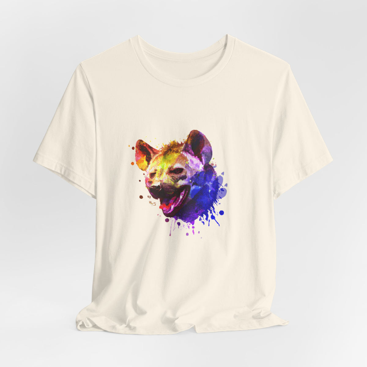 Hyena T-Shirt — Colourful African Wildlife Graphic Tee