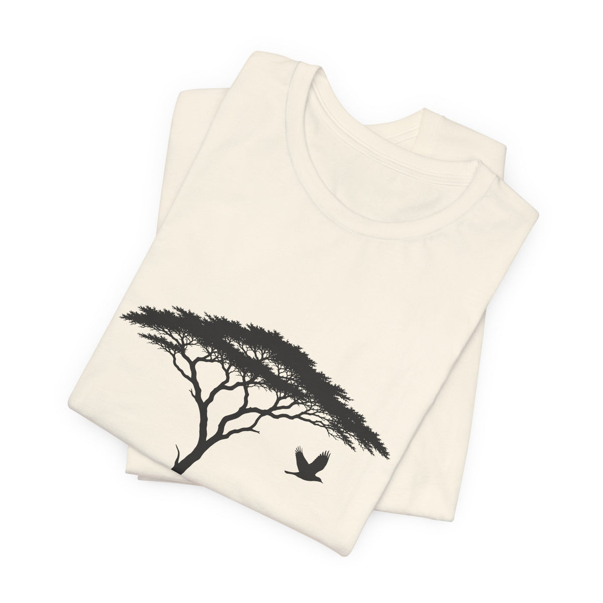 Lone Acacia Tree T-Shirt — African Savanna Graphic Tee