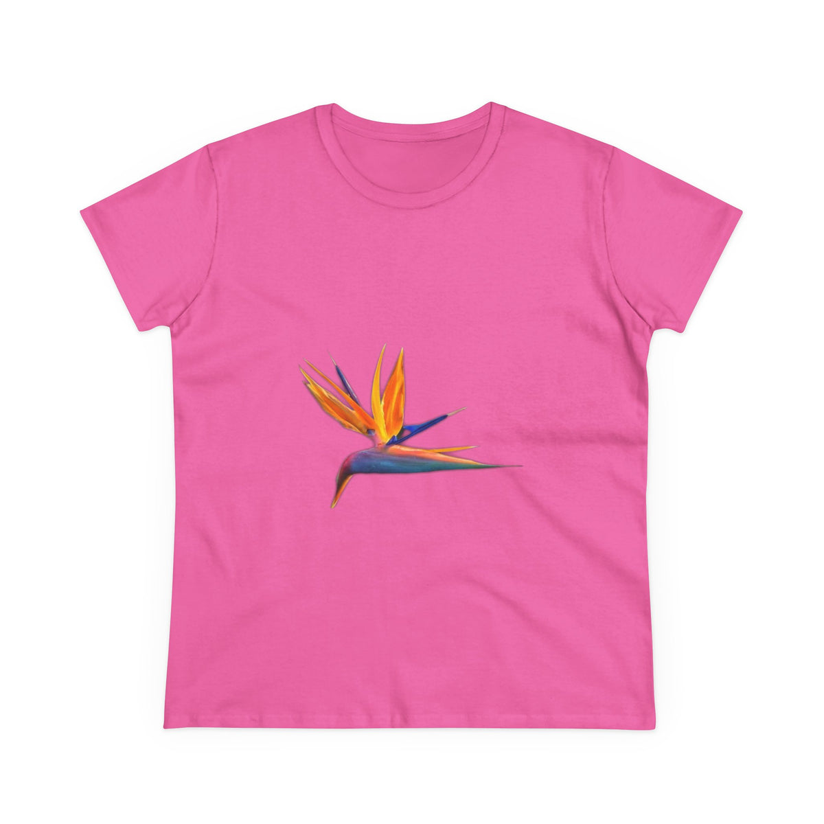 Bird of Paradise T-Shirt for Women — Strelitzia Flower Tee