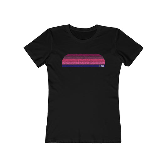 Women's The Boyfriend Tee - SUNSET LILAC WINE - 12 SECONDS APPAREL